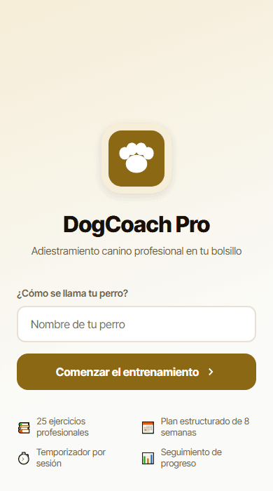Captura de pantalla de DogCoach Pro